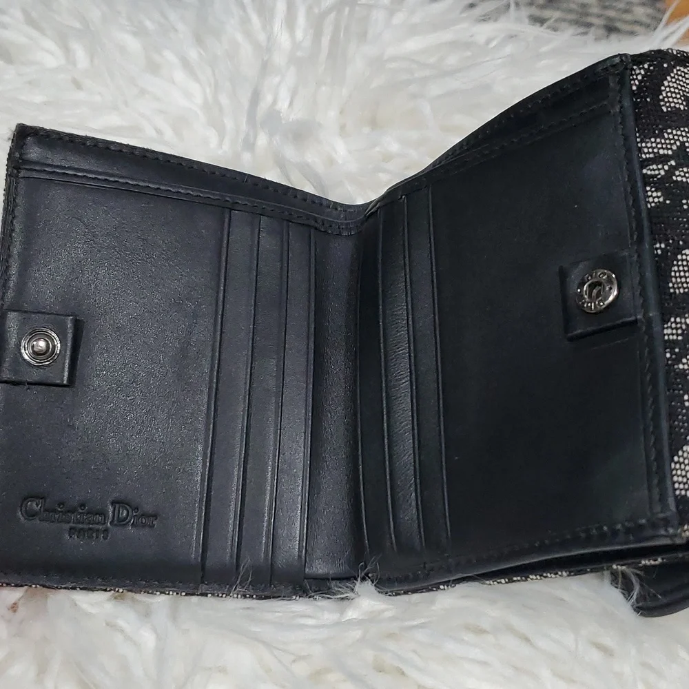Dior Saddle Wallet, Blue Dior Oblique Jacquard #10054
